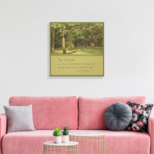 Tree Hugger's CC0394 Shishkin Canvas Afdruk (Insitu (Woonkamer))