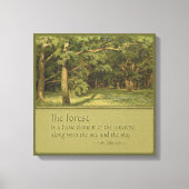 Tree Hugger's CC0394 Shishkin Canvas Afdruk (Voorkant)