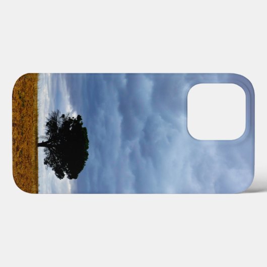 Tree in an empty field Case-Mate iPhone case (Achterkant (horizontaal))