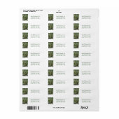 Tree in Spring Return Address Label (Full Sheet)