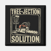 Tree-jection Oplossing Grappige Discgolf _4  Magneet (Voorkant)