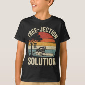 Tree-jection Solution Grappige Discgolf _2 T-shirt (Voorkant)