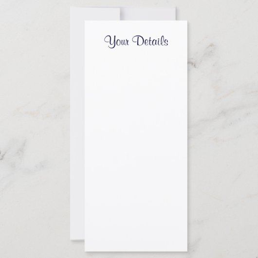 TREE KAART (Achterkant)