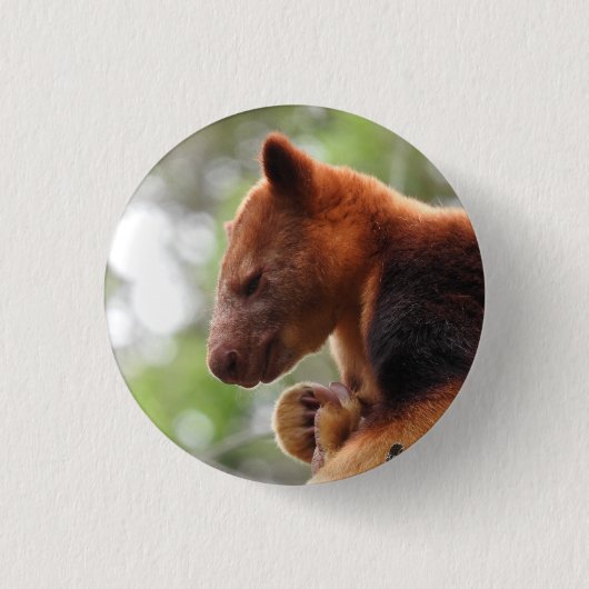 Tree Kangaroo Badge Ronde Button 3,2 Cm (Voorkant)