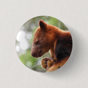 Tree Kangaroo Badge Ronde Button 3,2 Cm