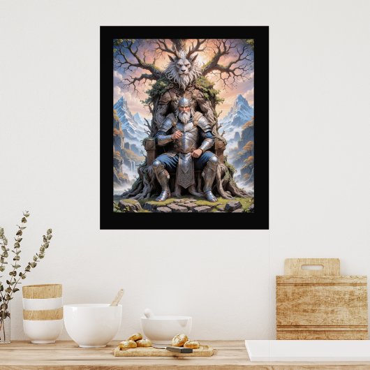 Tree King-Poster Poster (Keuken)