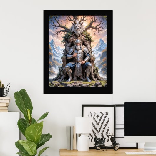 Tree King-Poster Poster (Thuiskantoor)