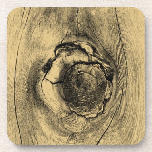 Tree Knot Drankjes Onderzetter (Voorkant)