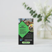 TREE landscape gardener Business Card Visitekaartje (Staand voorkant)