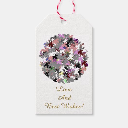 TREE LEAVES CADEAULABEL (Voorkant)