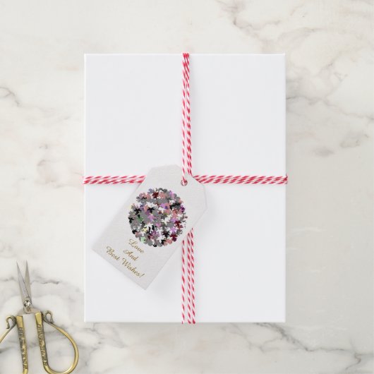 TREE LEAVES CADEAULABEL (Met Touw)
