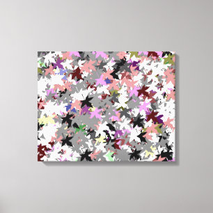 TREE LEAVES CANVAS AFDRUK