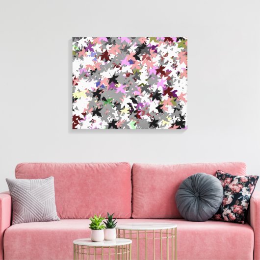 TREE LEAVES CANVAS AFDRUK (Insitu (Woonkamer))