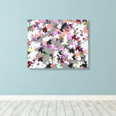 TREE LEAVES CANVAS AFDRUK (Insitu (Houten vloer))