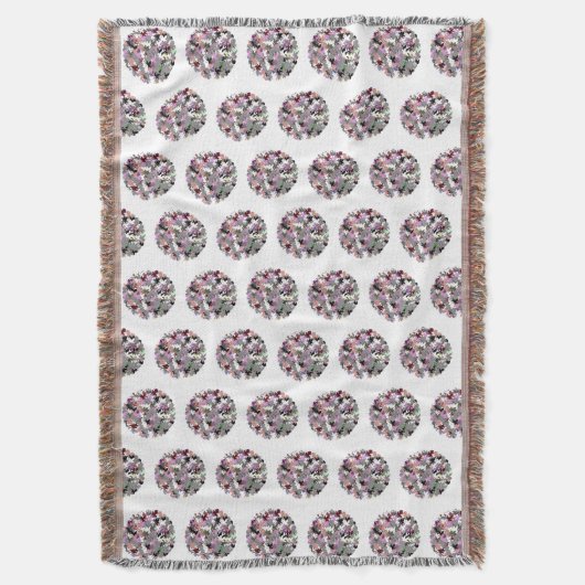  TREE LEAVES DEKEN (Voorkant Verticaal)