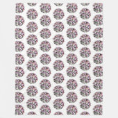  TREE LEAVES FLEECE DEKEN (Voorkant)