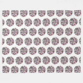 TREE LEAVES FLEECE DEKEN (Voorkant (Horizontaal))