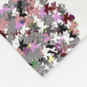 TREE LEAVES FLEECE DEKEN (Hoek)