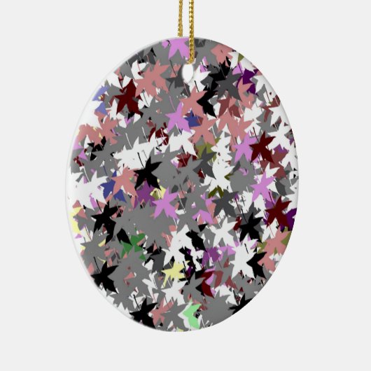  TREE LEAVES KERAMISCH ORNAMENT (Rechts)