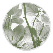 TREE LEAVES KERAMISCHE KNOP (Voorkant)