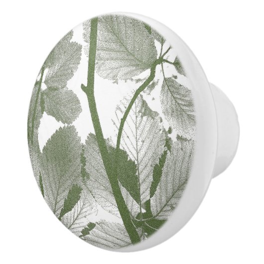 TREE LEAVES KERAMISCHE KNOP (Rechts)