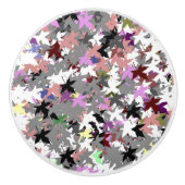  TREE LEAVES KERAMISCHE KNOP (Voorkant)