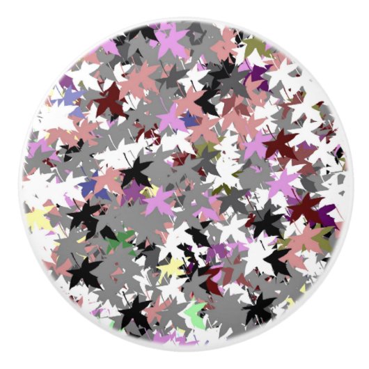 TREE LEAVES KERAMISCHE KNOP (Voorkant)