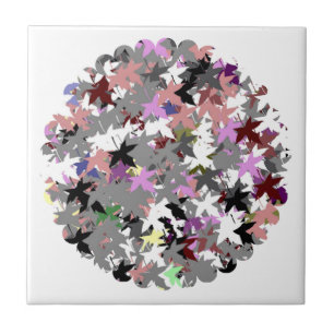  TREE LEAVES TEGELTJE