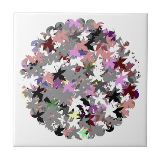  TREE LEAVES TEGELTJE (Voorkant)