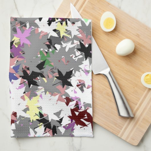  TREE LEAVES THEEDOEK (Quarter Fold)