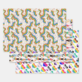 Tree LGBTQ+ ontwerp Inpakpapier Vel