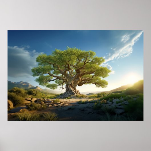 Tree Life betoverende rustige Natuur Poster (Voorkant)