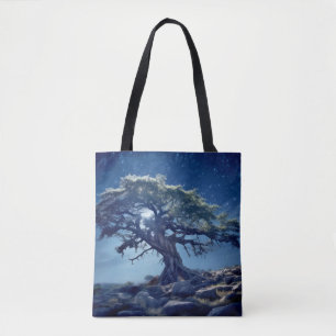 Tree Life betoverende rustige Natuur Tote Bag