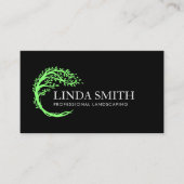 Tree Life Coach Therapeut Lawn Care Landscaping Visitekaartje (Voorkant)