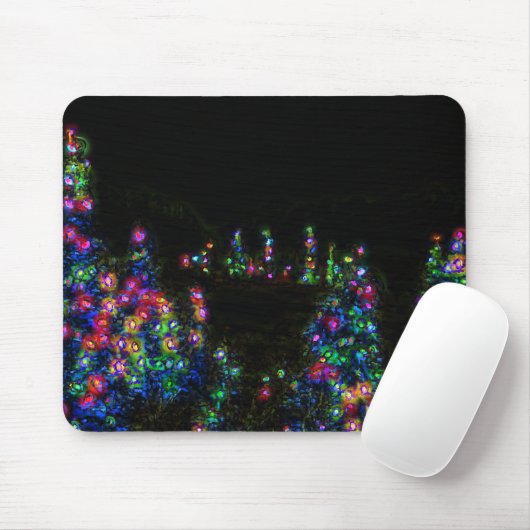 Tree Lights Mousepad Muismat (Met muis)