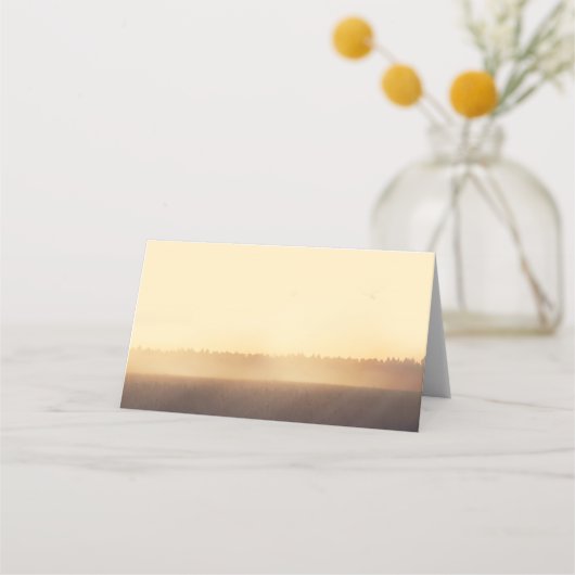 Tree Lights Zomeravond Droom bruiloft Plaatskaartje (Achterkant)