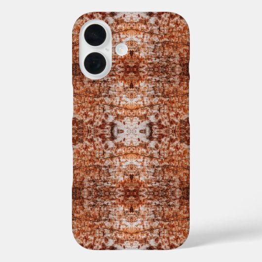 Tree Log Cutaway Photo Mixed Media Repeat Pattern Case-Mate iPhone Case (Achterkant)