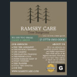 Tree Logo - Boomchirurg - Arborist Flyer<br><div class="desc">Tree Logo - Boomchirurg - Arborist Adverteren Flyer van The Visitekaartje Store.</div>