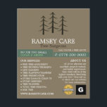 Tree Logo - Boomchirurg - Arborist Flyer<br><div class="desc">Tree Logo - Boomchirurg - Arborist Adverteren Flyer van The Visitekaartje Store.</div>