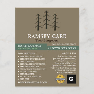 Tree Logo - Boomchirurg - Arborist Flyer