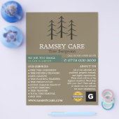 Tree Logo - Boomchirurg - Arborist Flyer (Enkel)