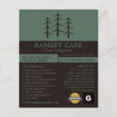 Tree Logo - Boomchirurg - Arborist Flyer (Voorkant)