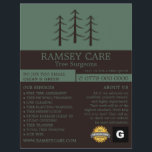 Tree Logo - Boomchirurg - Arborist Flyer<br><div class="desc">Tree Logo - Boomchirurg - Arborist Adverteren Flyer van The Visitekaartje Store.</div>