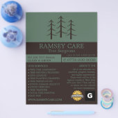 Tree Logo - Boomchirurg - Arborist Flyer (Enkel)