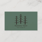 Tree Logo - Boomchirurg - Arborist Visitekaartje (Voorkant)