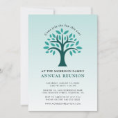 Tree Logo Family Reunion Jaarlijks Samen Kaart (Voorkant)