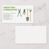 Tree Logo | landschapsarchitectuur | Gereedschap v Visitekaartje (Voorkant / Achterkant)