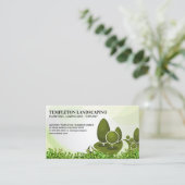Tree Logo | Struiken | tuinieren Visitekaartje (Staand voorkant)