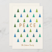 Tree Lot vakantiekaart Feestdagenkaart (Voorkant / Achterkant)