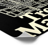 Tree Magnet Disc Golf Humor  Poster (Hoek)